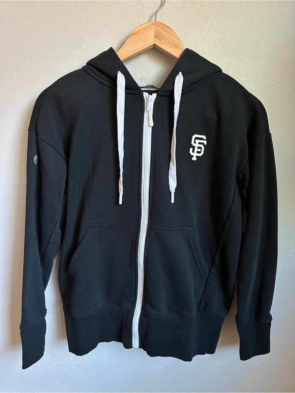 SF Giants Levelwear Verve Black Full Zip Hoodie Small